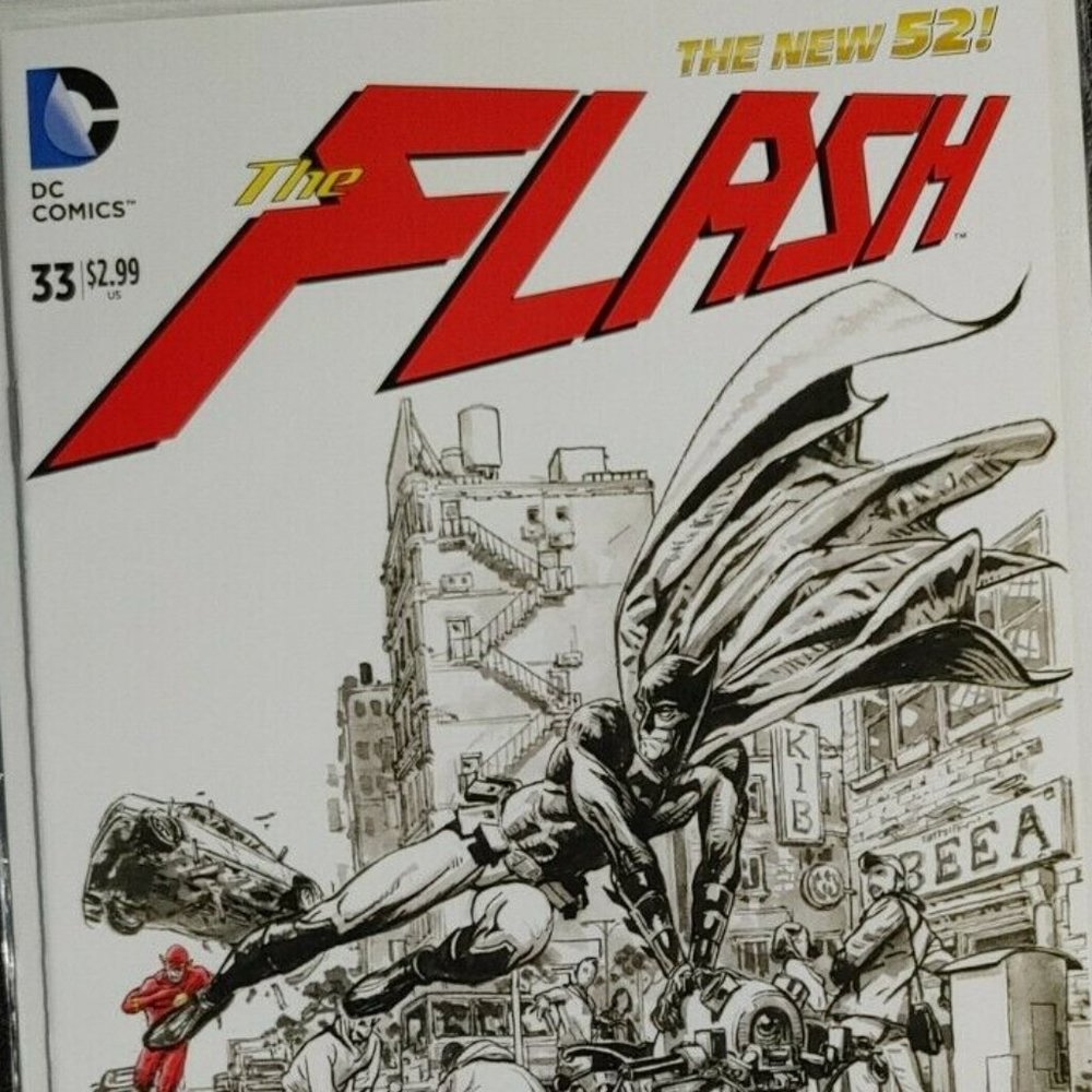 The Flash Volume 4 #33 New 52 Batman 75th Anniversary Variant